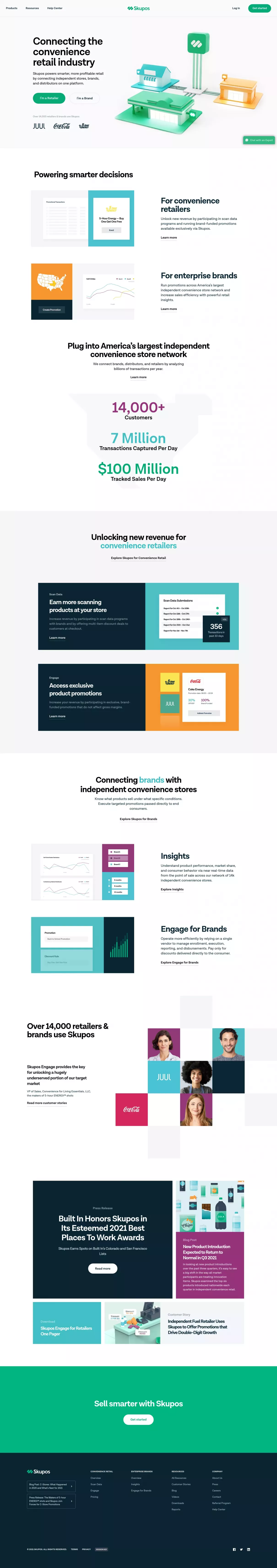 Minimal web design by skupos